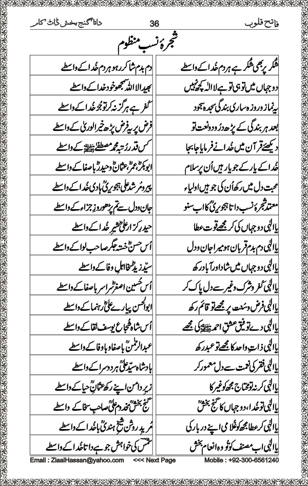 DataGanjBakhsh.Com | Fateh Qaloob | A Research Book About Hazrat Data Ganj Bakhsh Written By Saleem Hammad Hajveri Page 036